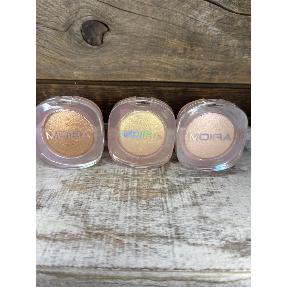 Moira Dreamlight Highlighter Trio Honeysuckle, Gold Frost, + Starlet NEW - Picture 2 of 6